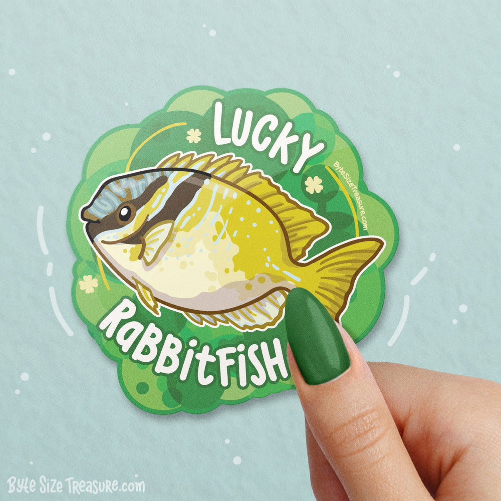 Lucky Rabbitfish \\ Vinyl Sticker