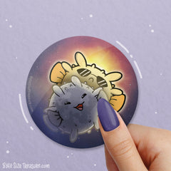 Blowfish Lunar Eclipse \\ Vinyl Sticker
