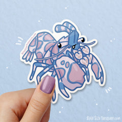Harlequin Shrimp \\ Vinyl Sticker