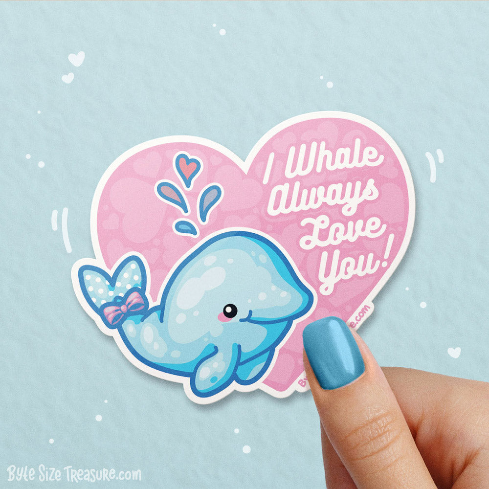 I Whale Always Love You \\ Vinyl Sticker