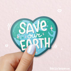 Save Our Earth Vinyl Sticker
