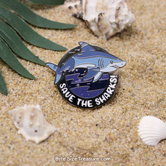 Save the Mako Sharks! Enamel Pin