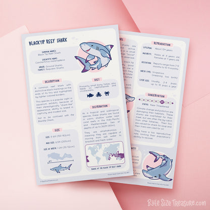 Shark Species Info Cards