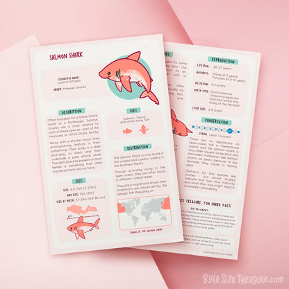 Shark Species Info Cards