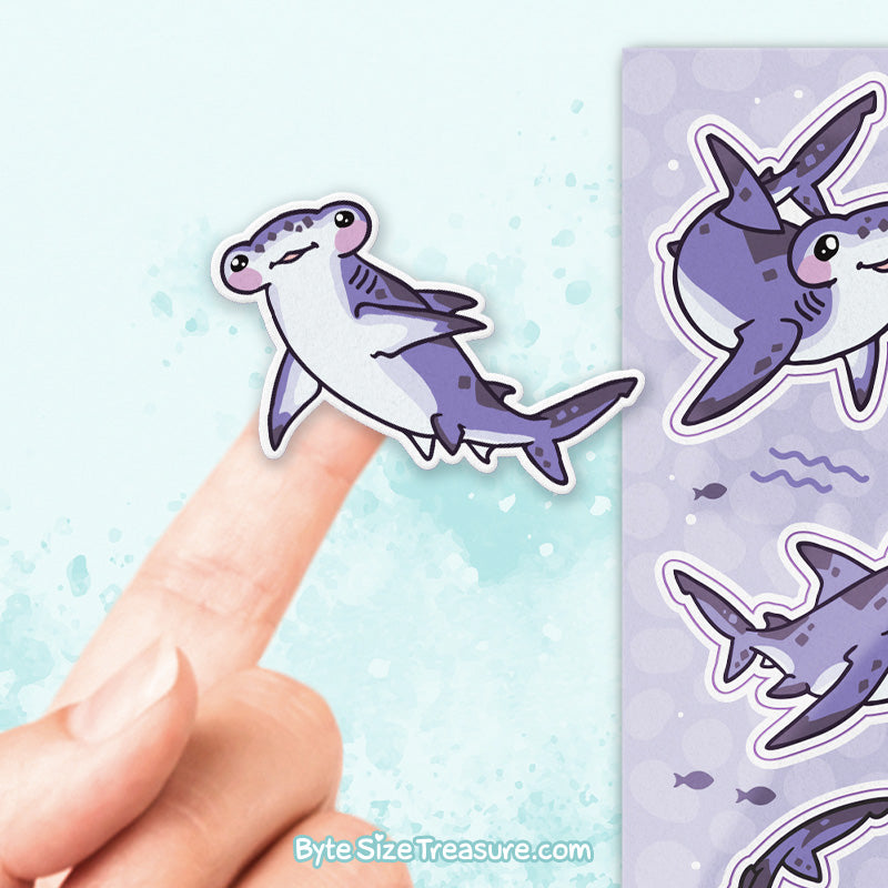 Hammerhead Shark Sticker Sheet
