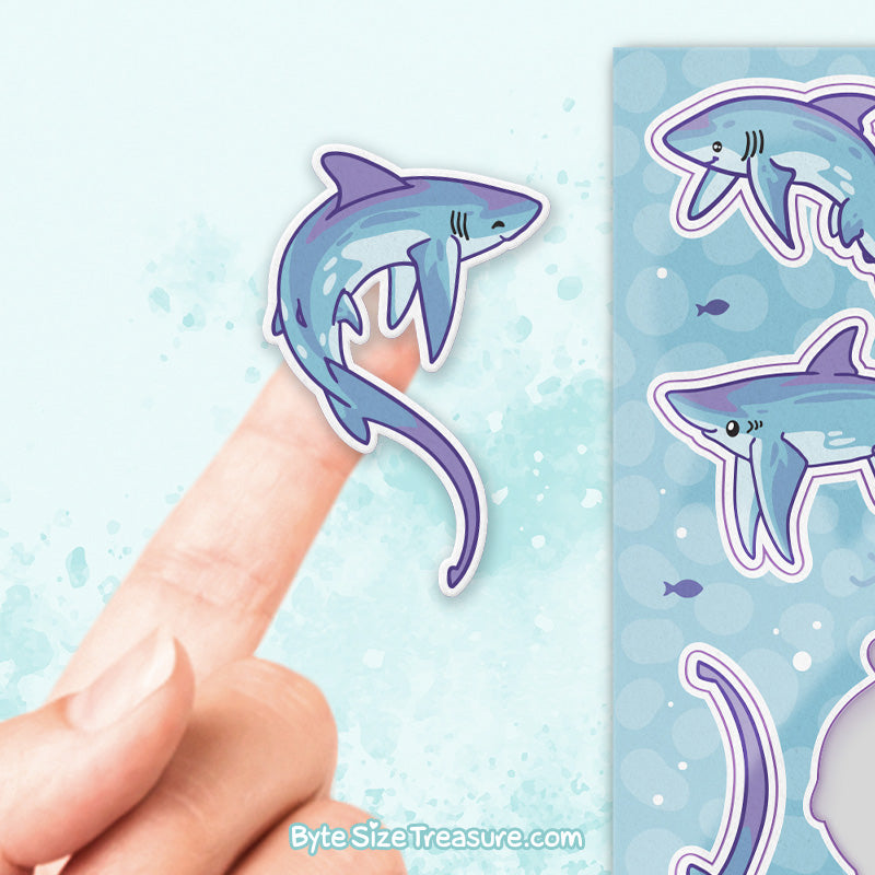 Thresher Shark Sticker Sheet