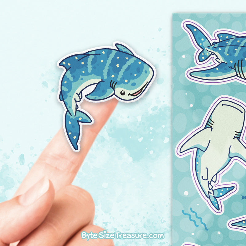 Whale Shark Sticker Sheet