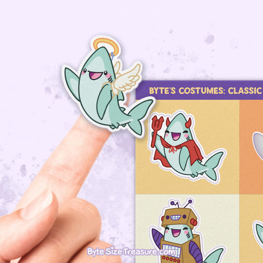 Byte's Halloween Costumes 2 Sticker Sheet