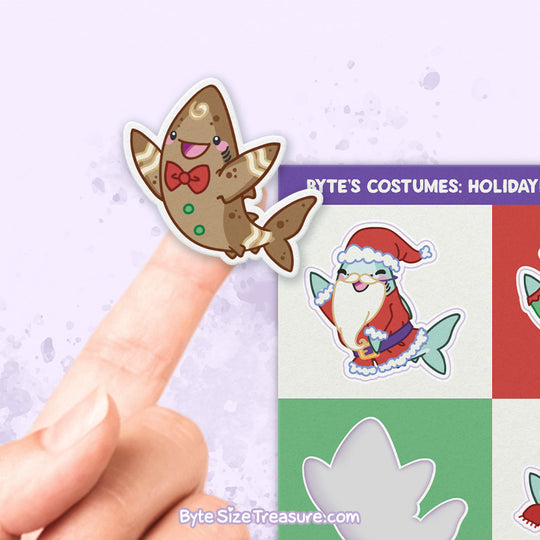 Byte's Costumes: Holiday Sticker Sheet