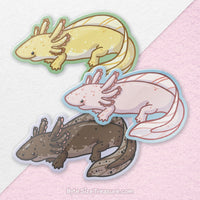 Axolotl \\ Vinyl Sticker