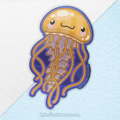 Sea Nettle Jellyfish \\ Vinyl Sticker
