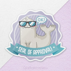 Seal of Approval \\ Vinyl Sticker