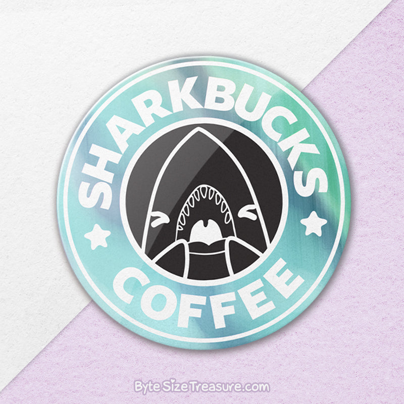 Sharkbucks \\ Holographic Sticker