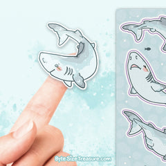 Sleeper Shark Sticker Sheet