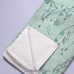 Cow Shark \\ Throw Blanket