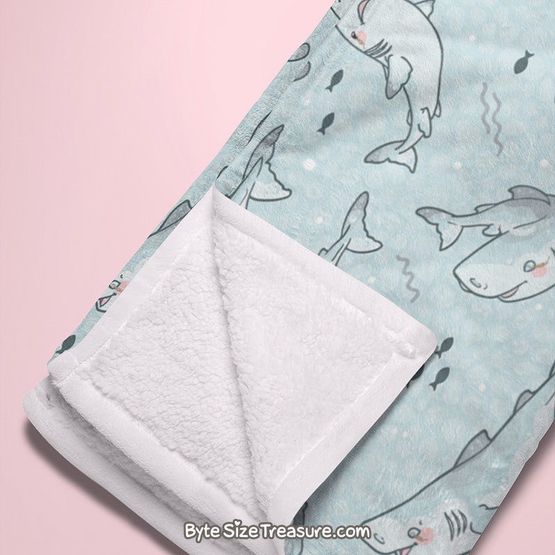Sleeper Shark \\ Throw Blanket