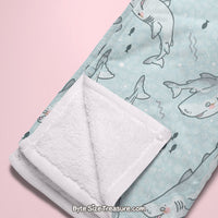 Sleeper Shark \\ Throw Blanket
