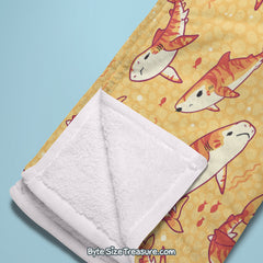 Tiger Shark \\ Throw Blanket