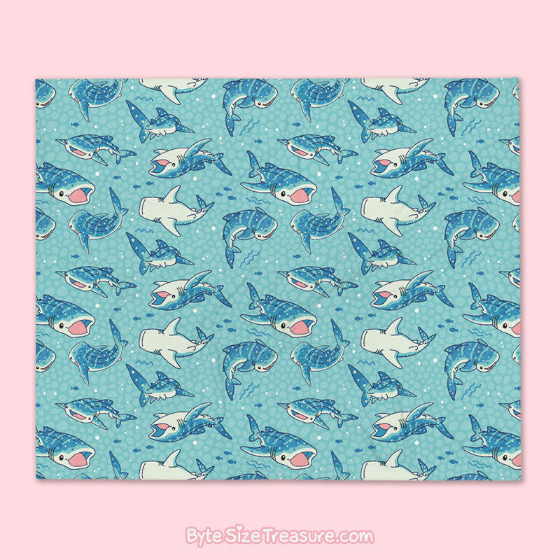 Whale Shark \\ Throw Blanket