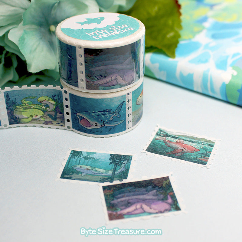 Shark Stamps \\ Washi Tape