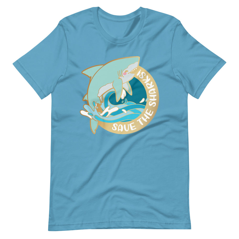 Save The Great White Sharks \\ Short-Sleeve Unisex T-Shirt