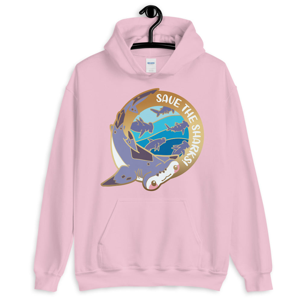 Save the Hammerhead Sharks \\ Unisex Hoodie
