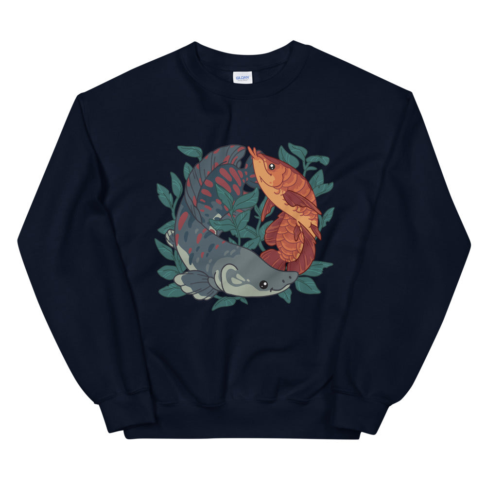 Arapaima &amp; Arowana \\ Unisex Adult Sweatshirt