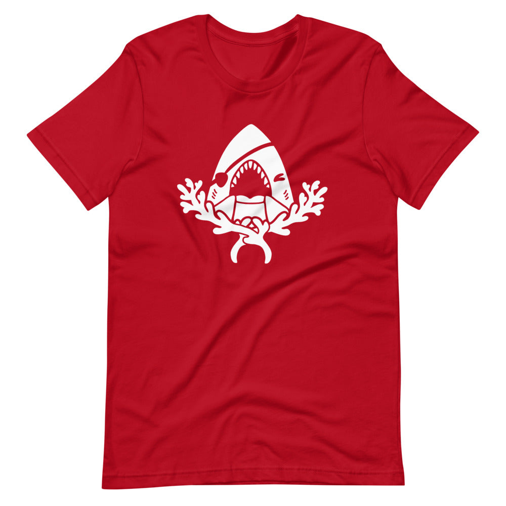 Shark Jolly Roger \\ Short-Sleeve Adult Unisex T-Shirt