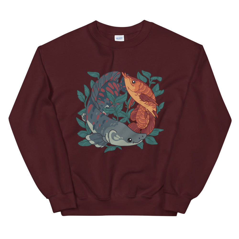 Arapaima &amp; Arowana \\ Unisex Adult Sweatshirt