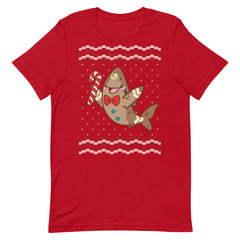 Gingerbread Shark \\ Short-Sleeve Unisex T-Shirt