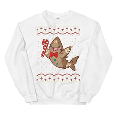 Gingerbread Shark \\ Unisex Adult Sweatshirt