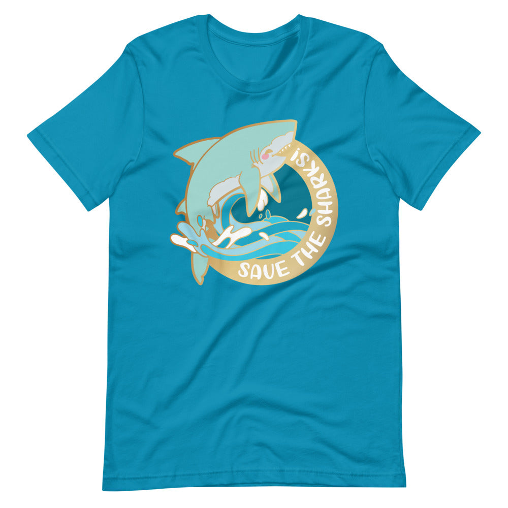 Save The Great White Sharks \\ Short-Sleeve Unisex T-Shirt