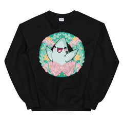 Pastel Holiday Shark Wreath \\ Unisex Adult Sweatshirt