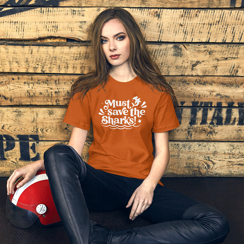Must Save the Sharks \\ Unisex T-Shirt