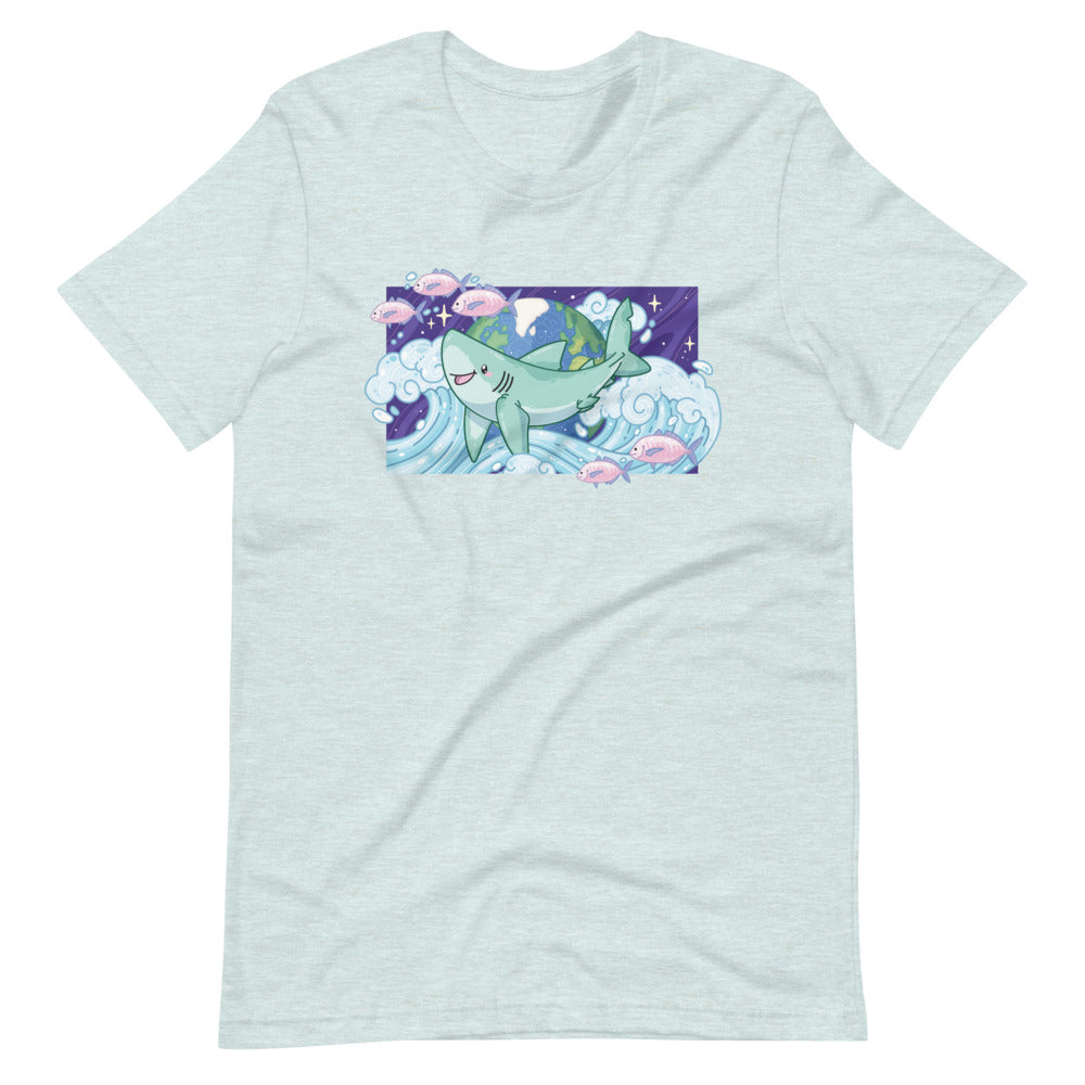 Ocean in Space \\ Short-Sleeve Unisex T-Shirt