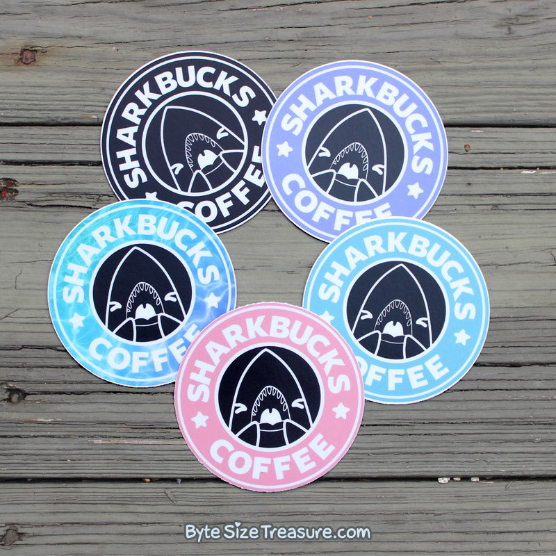 Sharkbucks \\ Vinyl Sticker